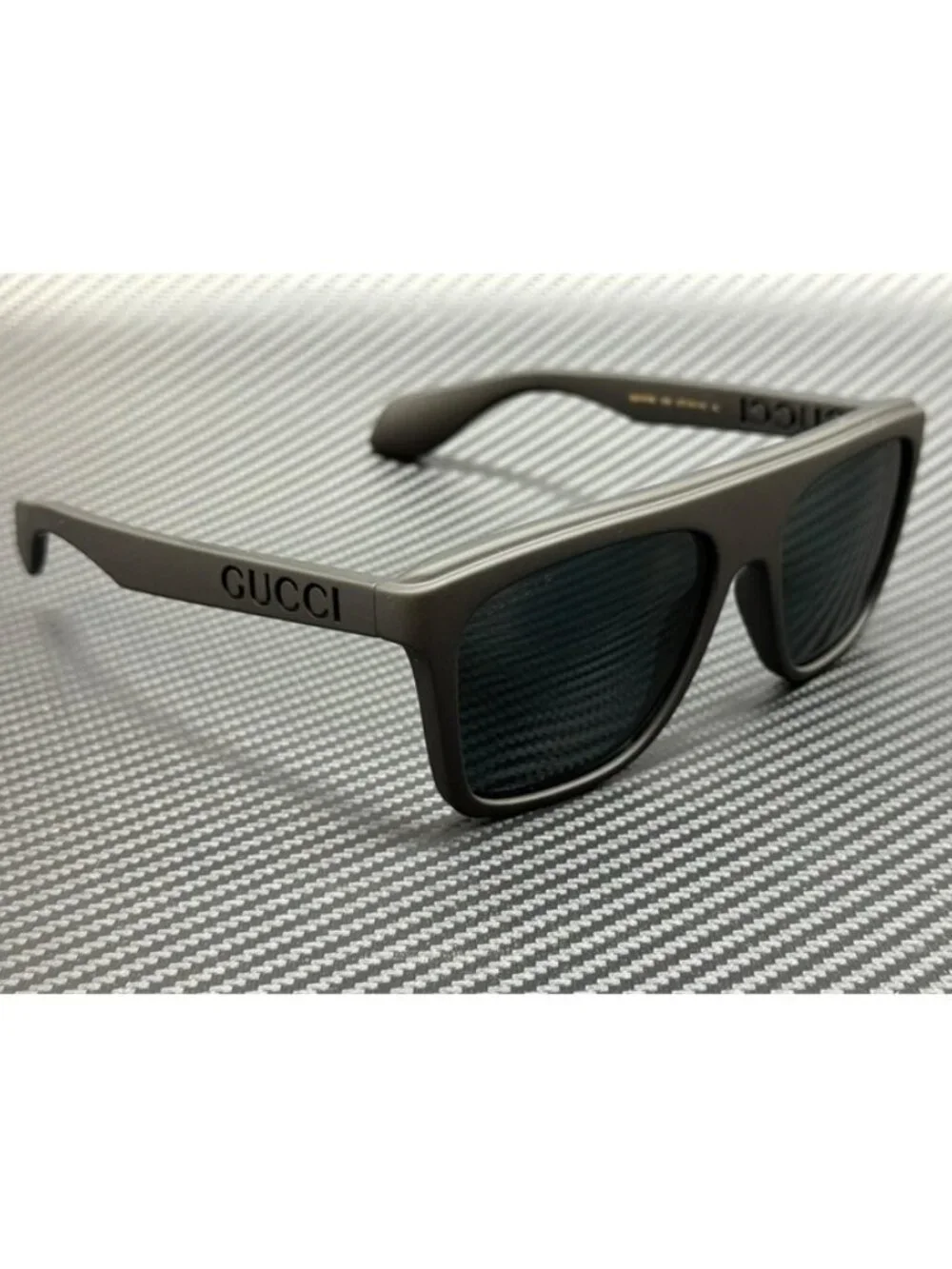 New Gucci Men Matte Black Sunglasses 57-18-145